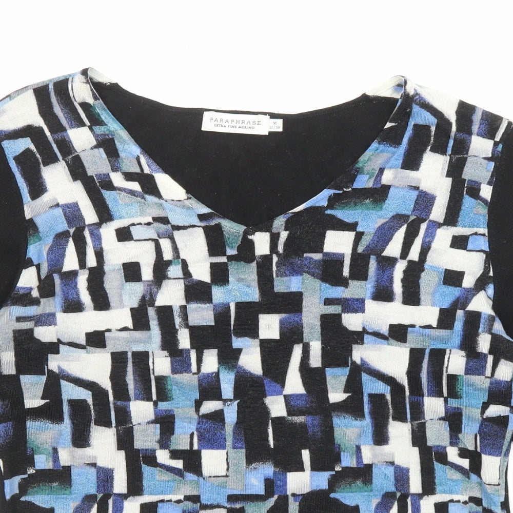 Womens UK Size 12 Paraphrase Multicoloured Pullover Jumper