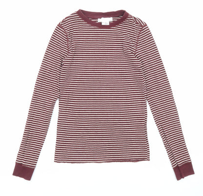 Womens UK Size XS Cooperative Purple Basic T-Shirt