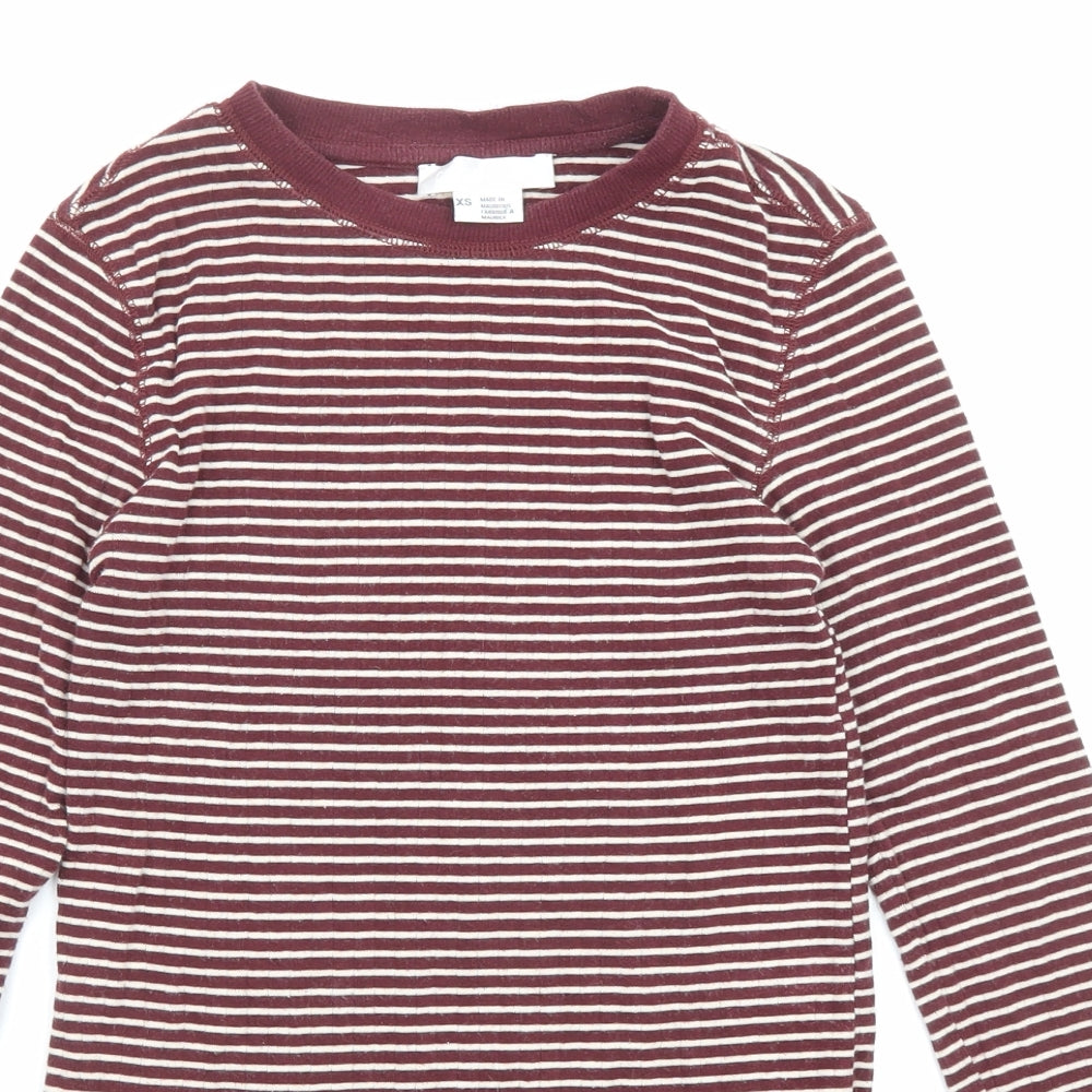 Womens UK Size XS Cooperative Purple Basic T-Shirt