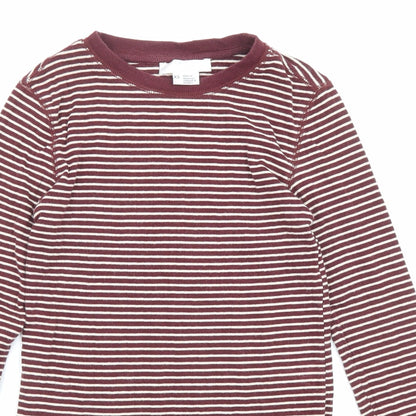 Womens UK Size XS Cooperative Purple Basic T-Shirt