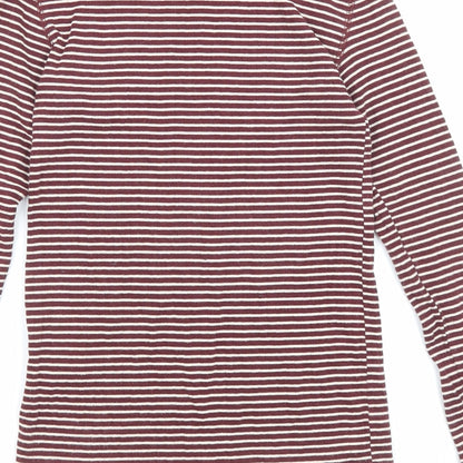 Womens UK Size XS Cooperative Purple Basic T-Shirt