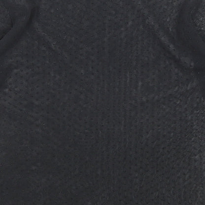 Womens UK Size 8 River Island Black Basic T-Shirt