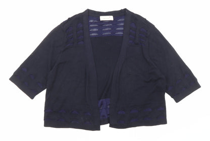 Womens UK Size 14 Marks and Spencer Blue Cardigan Jumper