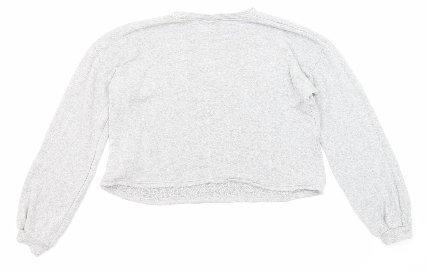 Zara Girls Grey Viscose Pullover Sweatshirt Size 11-12 Years Pullover