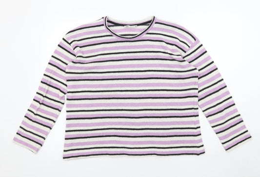 Womens UK Size S Zara Multicoloured Pullover Jumper