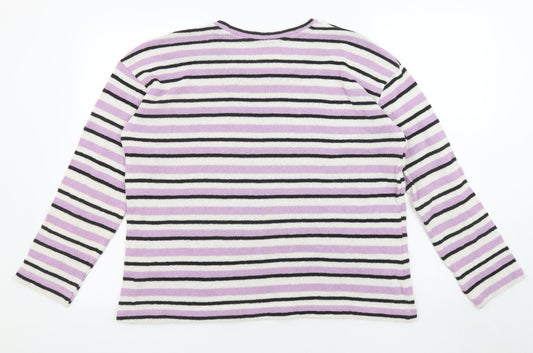 Womens UK Size S Zara Multicoloured Pullover Jumper