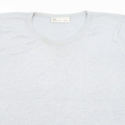 BHS Womens Blue Round Neck Acrylic Pullover Jumper Size 10