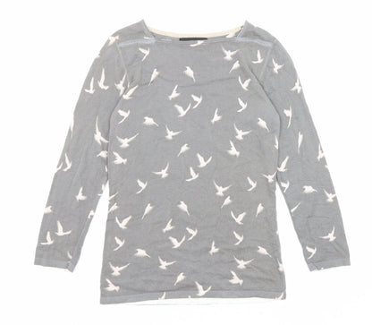 Womens UK Size 8 NEXT Grey Pullover Jumper