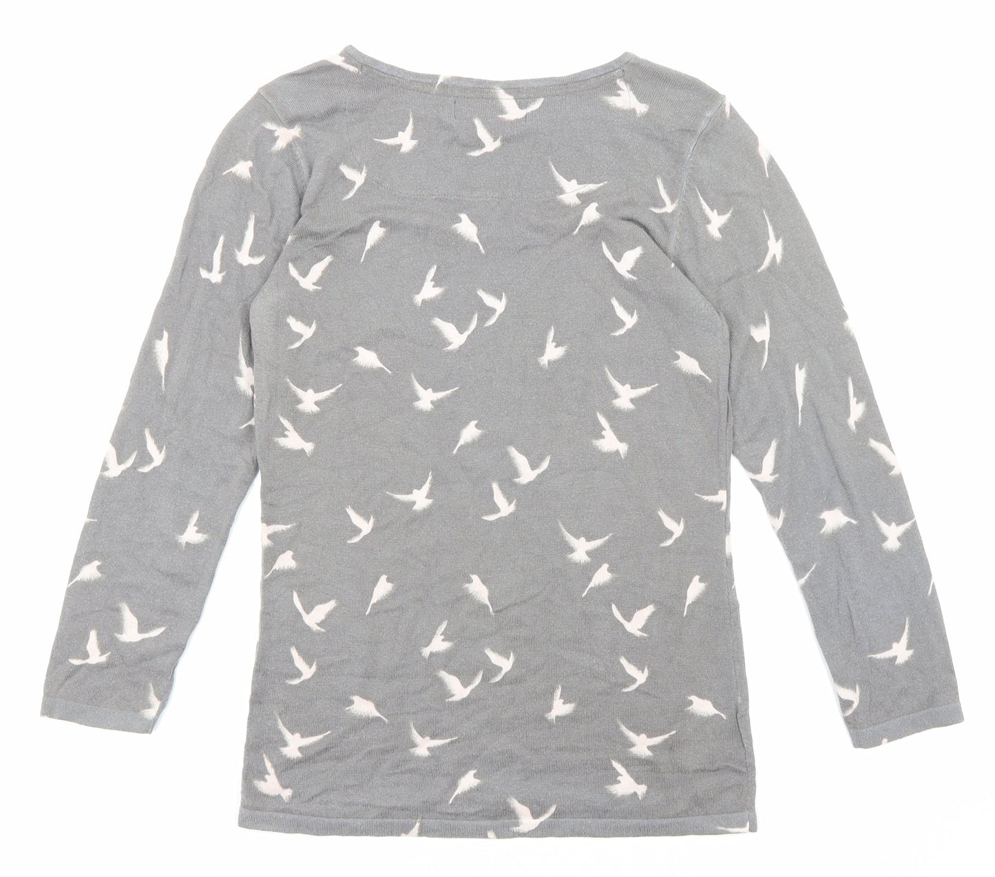 Womens UK Size 8 NEXT Grey Pullover Jumper