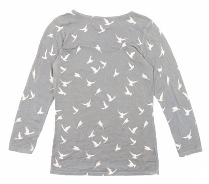 Womens UK Size 8 NEXT Grey Pullover Jumper