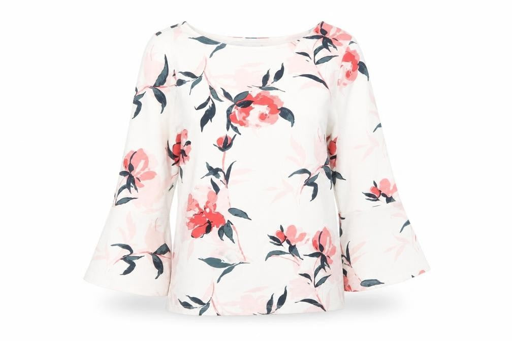 Womens UK Size S Ann Taylor White Basic Blouse