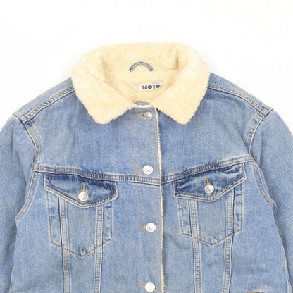 Womens UK Size 6 Topshop Blue Jacket