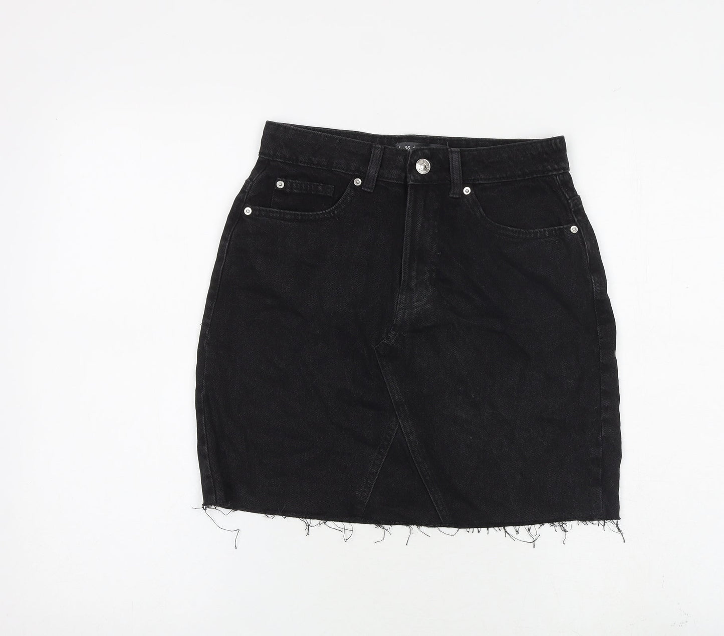 Womens UK Size 8 Denim & Co. A-Line Denim Skirt
