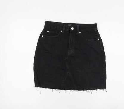 Womens UK Size 8 Denim & Co. A-Line Denim Skirt
