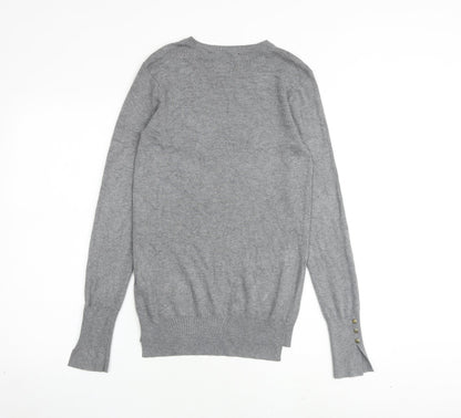 Womens UK Size M Zara Grey Pullover Jumper