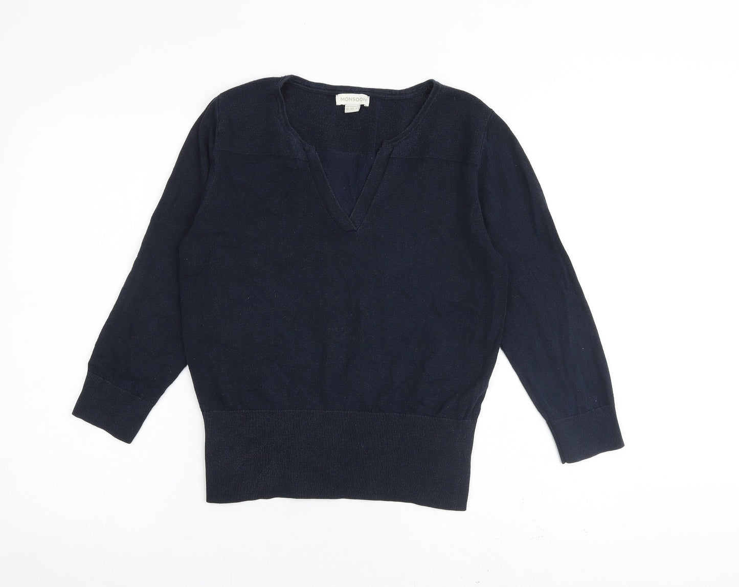 Womens UK Size 12 Monsoon Blue Pullover Jumper
