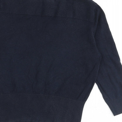 Womens UK Size 12 Monsoon Blue Pullover Jumper