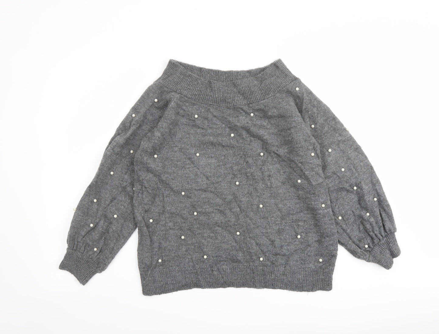 Womens UK Size 14 NEXT Grey Pullover Jumper