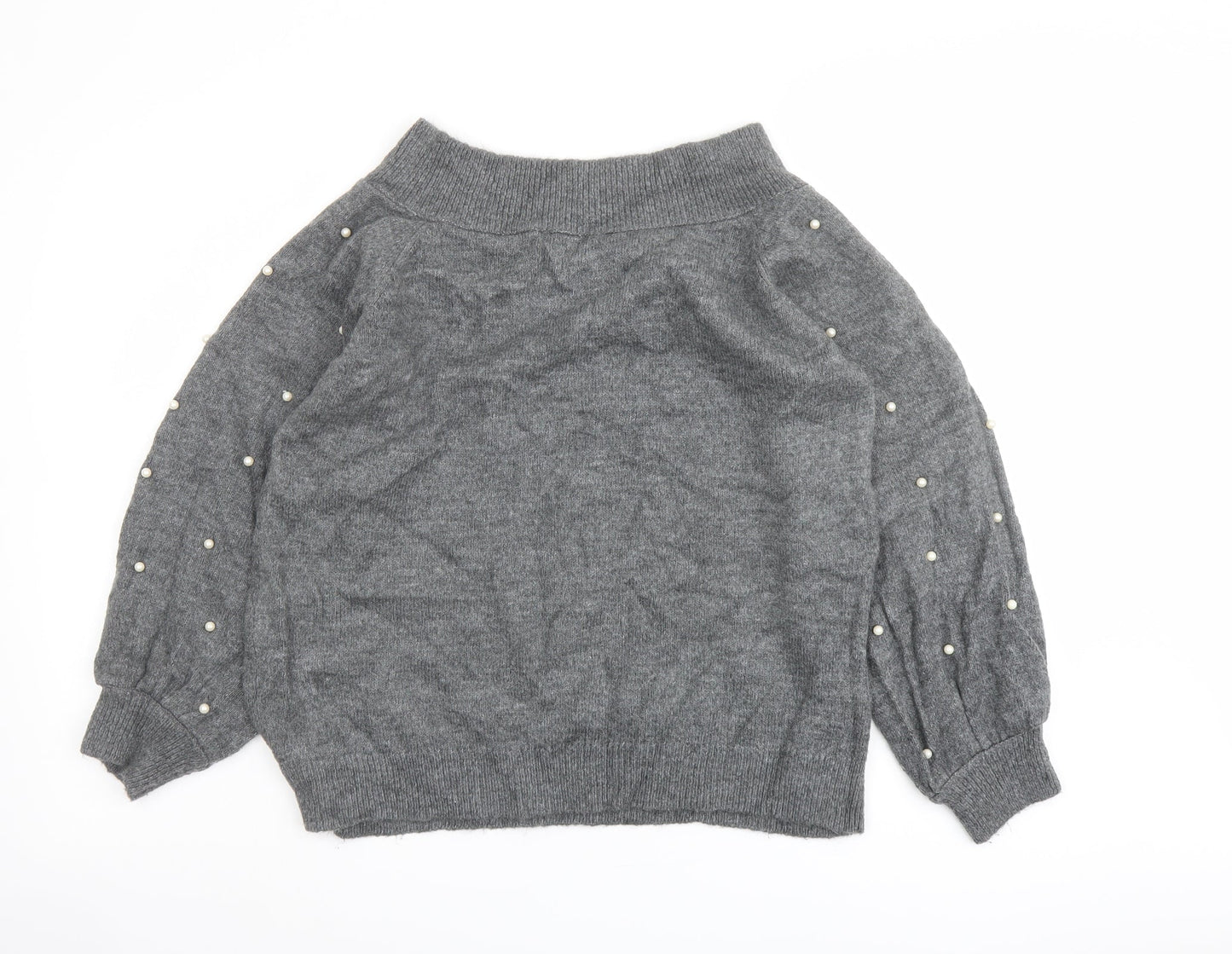Womens UK Size 14 NEXT Grey Pullover Jumper