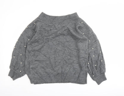 Womens UK Size 14 NEXT Grey Pullover Jumper