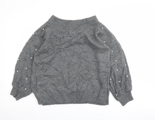 Womens UK Size 14 NEXT Grey Pullover Jumper