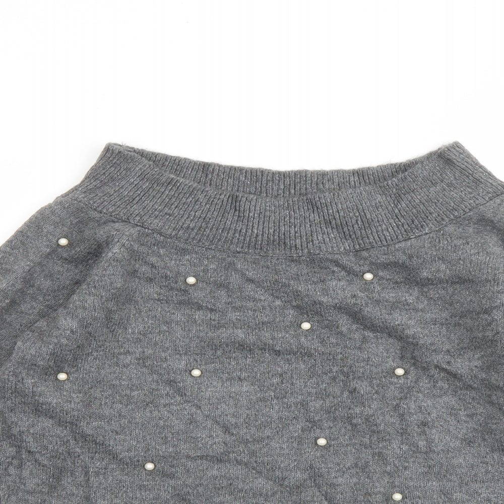 Womens UK Size 14 NEXT Grey Pullover Jumper