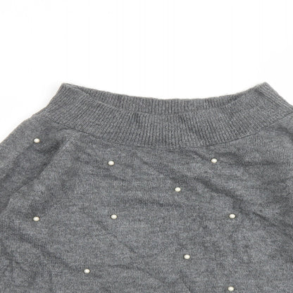 Womens UK Size 14 NEXT Grey Pullover Jumper