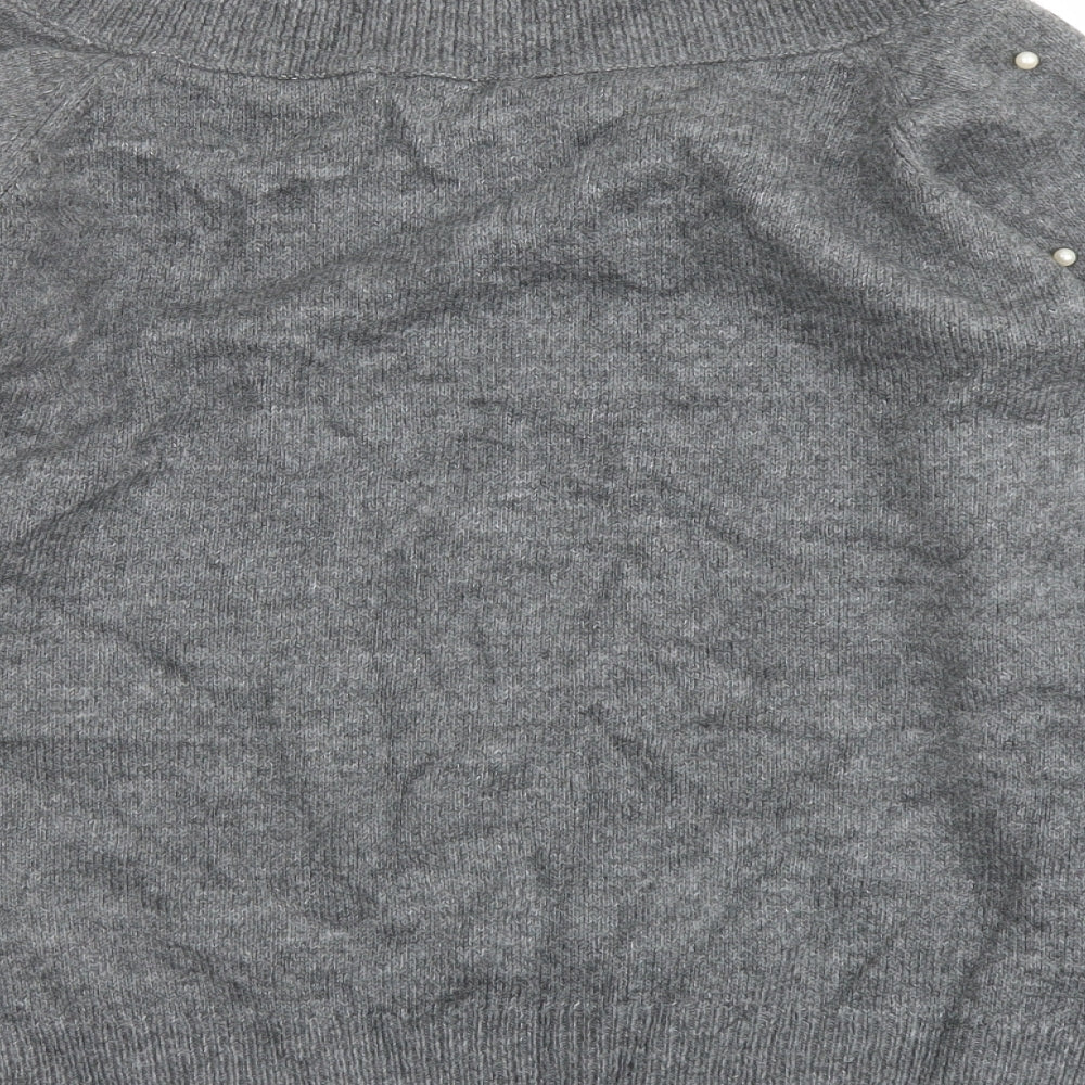 Womens UK Size 14 NEXT Grey Pullover Jumper