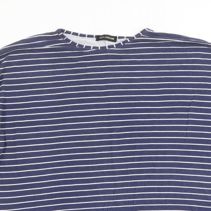 Womens UK Size M QED London Blue Basic Blouse