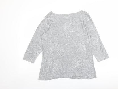 Womens UK Size 16 Marks and Spencer Grey Basic Blouse