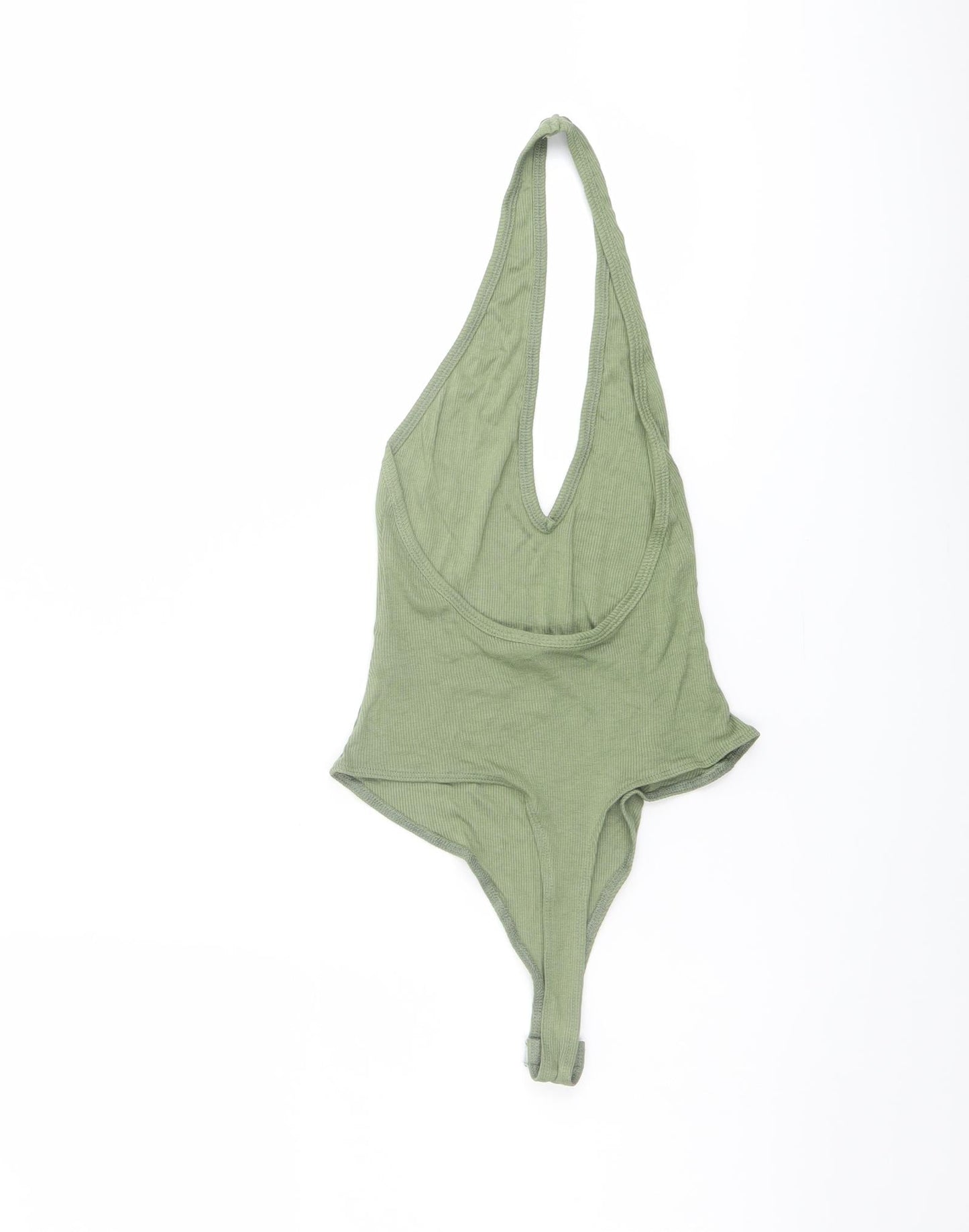 Womens UK Size 4 ASOS One-Piece Green Bodysuit