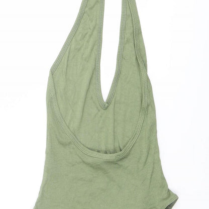 Womens UK Size 4 ASOS One-Piece Green Bodysuit