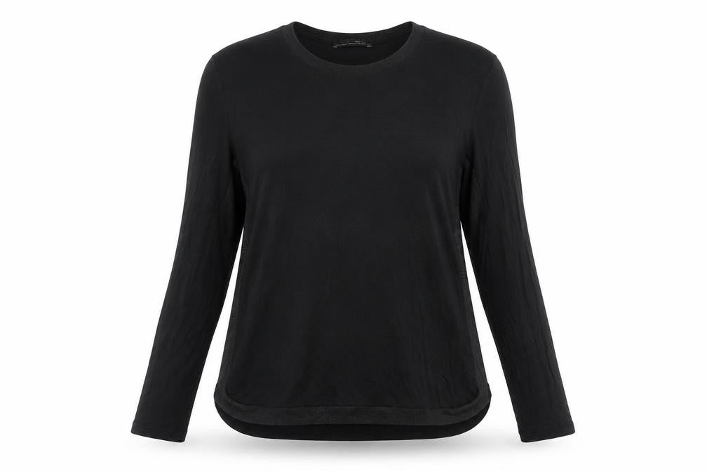 Womens UK Size M Zara Black Basic Blouse