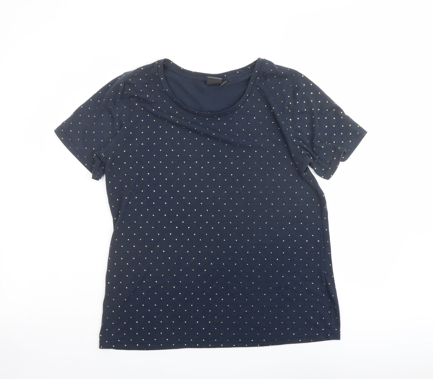 Womens UK Size M ICHI Blue Basic Tank
