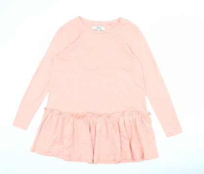 Womens UK Size 12 Simply Be Pink Basic Blouse