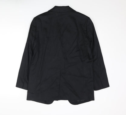 Womens UK Size 8 Marks and Spencer Regular Black Suit Jacket