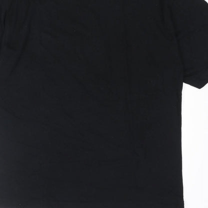 Together Womens Black Cotton Basic T-Shirt Size 8 Round Neck - Size 8-10, Together Hotel