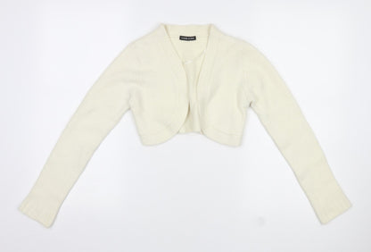 Womens UK Size 10 Dunnes Stores Ivory Cardigan Jumper
