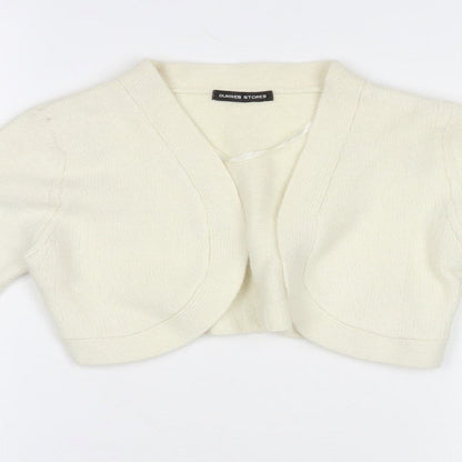 Womens UK Size 10 Dunnes Stores Ivory Cardigan Jumper