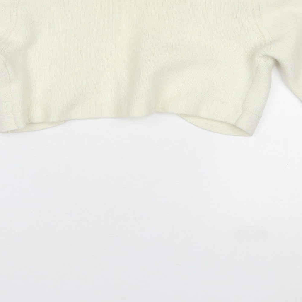 Womens UK Size 10 Dunnes Stores Ivory Cardigan Jumper