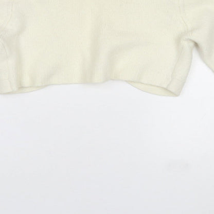 Womens UK Size 10 Dunnes Stores Ivory Cardigan Jumper
