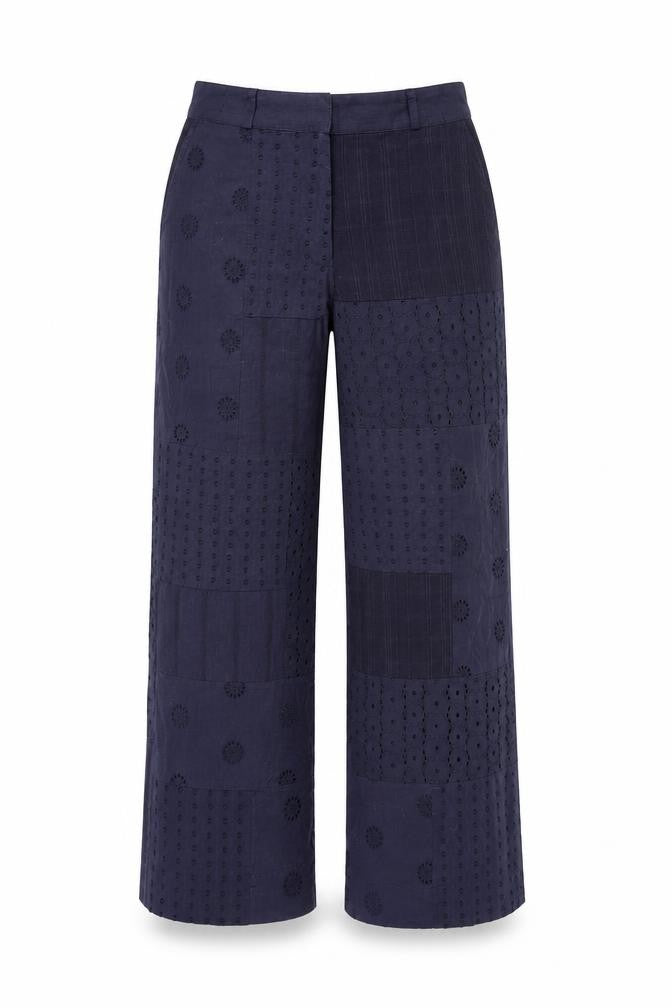 Womens UK Size XS Zara Regular Fit  Blue Trousers