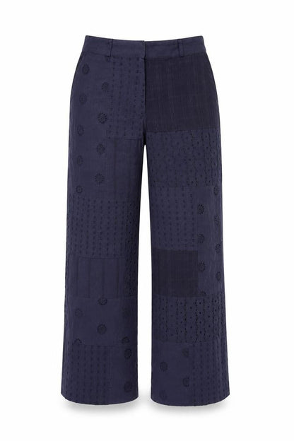 Womens UK Size XS Zara Regular Fit  Blue Trousers