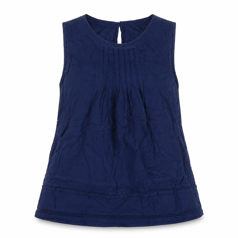 Womens UK Size XS Gap Blue Basic Blouse