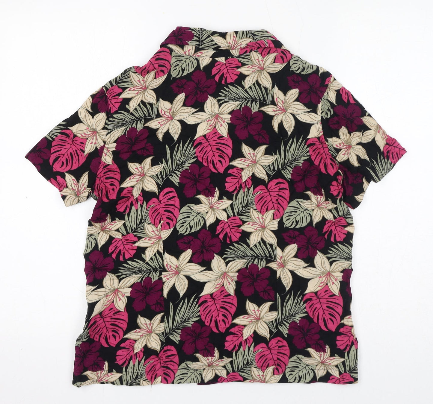Womens UK Size XS Croft & Barrow Pink Basic Button-Up