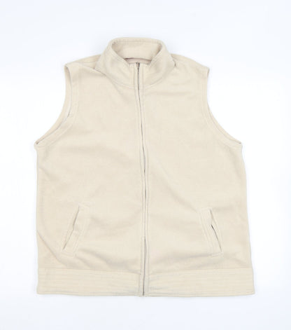 Womens UK Size L EWM Beige Gilet