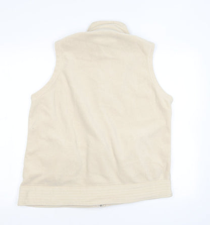 Womens UK Size L EWM Beige Gilet