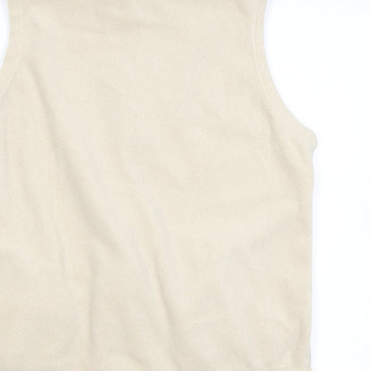 Womens UK Size L EWM Beige Gilet