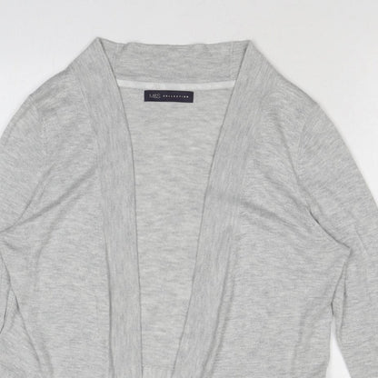 Womens UK Size 10 Marks and Spencer Grey Cardigan Jumper
