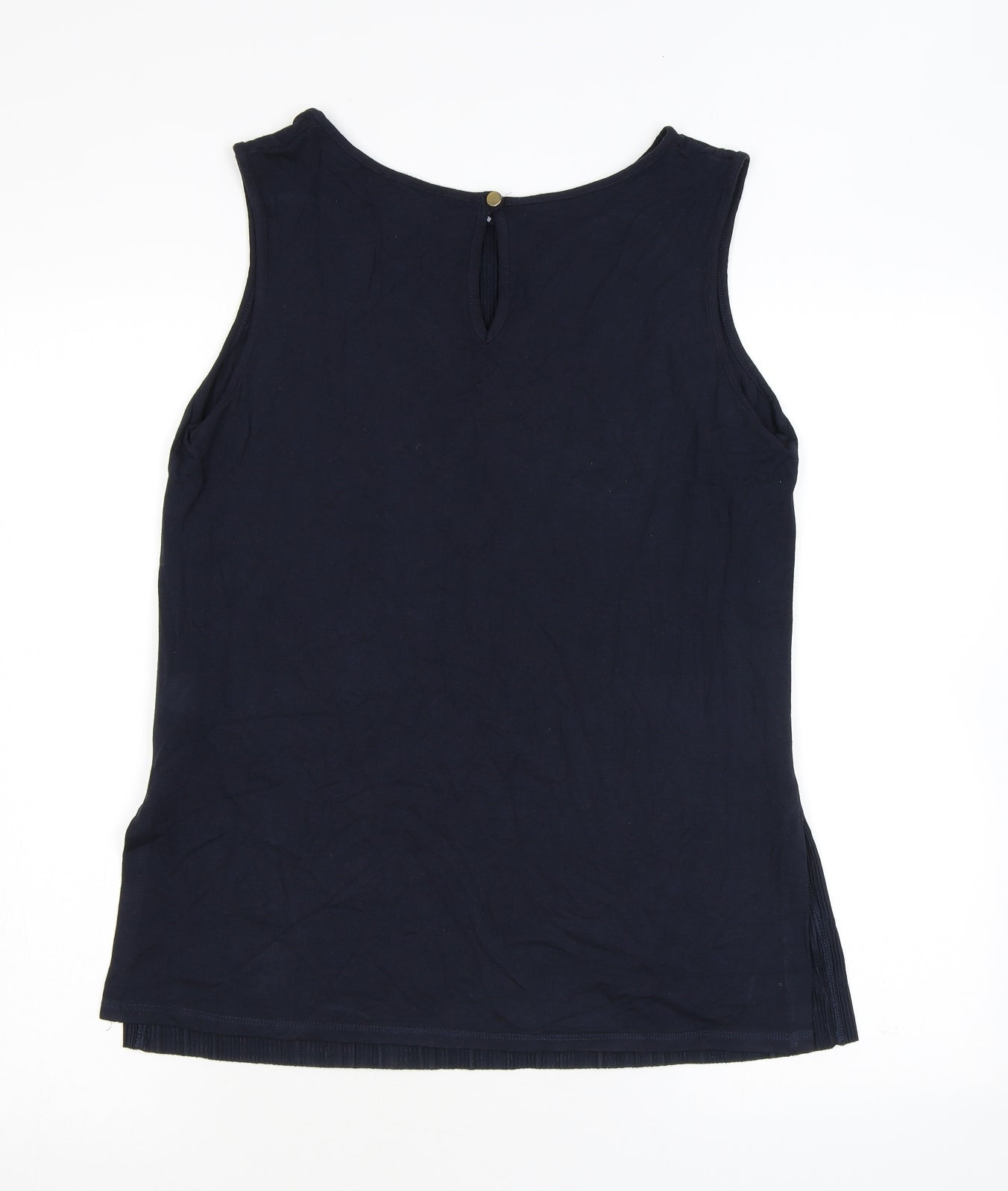 Womens UK Size 10 Marks and Spencer Blue Basic Tank